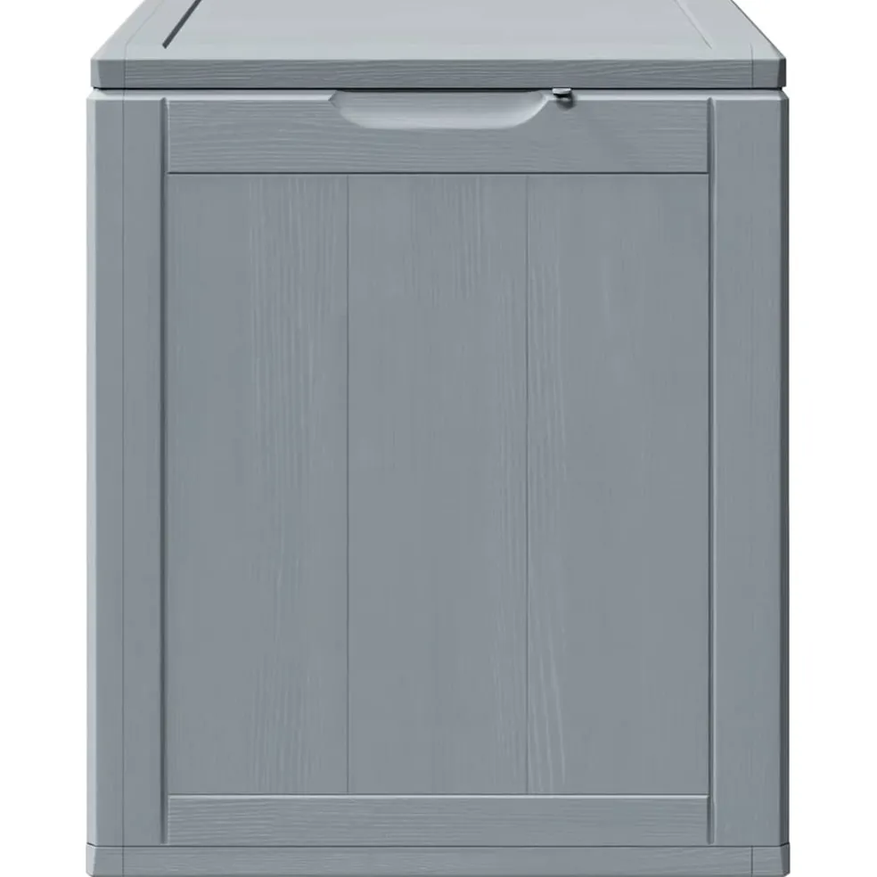 vidaXL Tuinbox 90 L PP houtlook grijs
