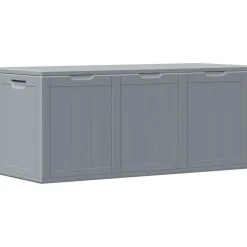 vidaXL Tuinbox 270 L PP houtlook grijs