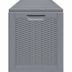 vidaXL Tuinbox 270 L PP rattan grijs