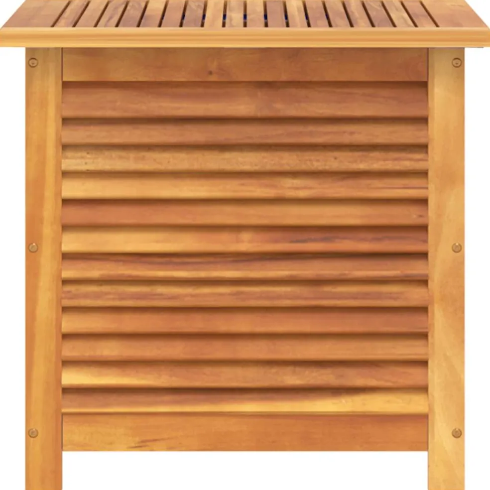 vidaXL Tuinbox met jaloezieën 60x50x56 cm massief acaciahout