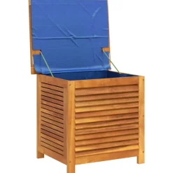 vidaXL Tuinbox met jaloezieën 60x50x56 cm massief acaciahout