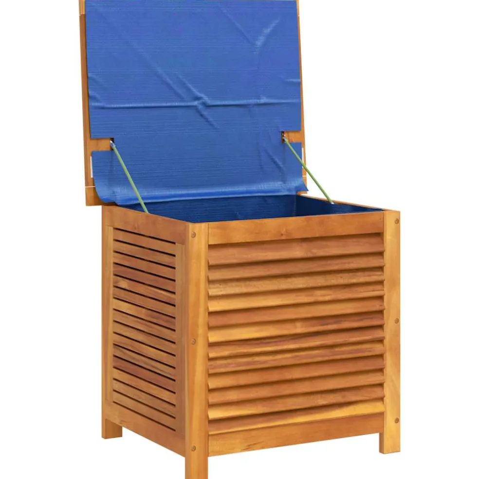 vidaXL Tuinbox met jaloezieën 60x50x56 cm massief acaciahout