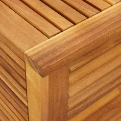 vidaXL Tuinbox met jaloezieën 60x50x56 cm massief acaciahout