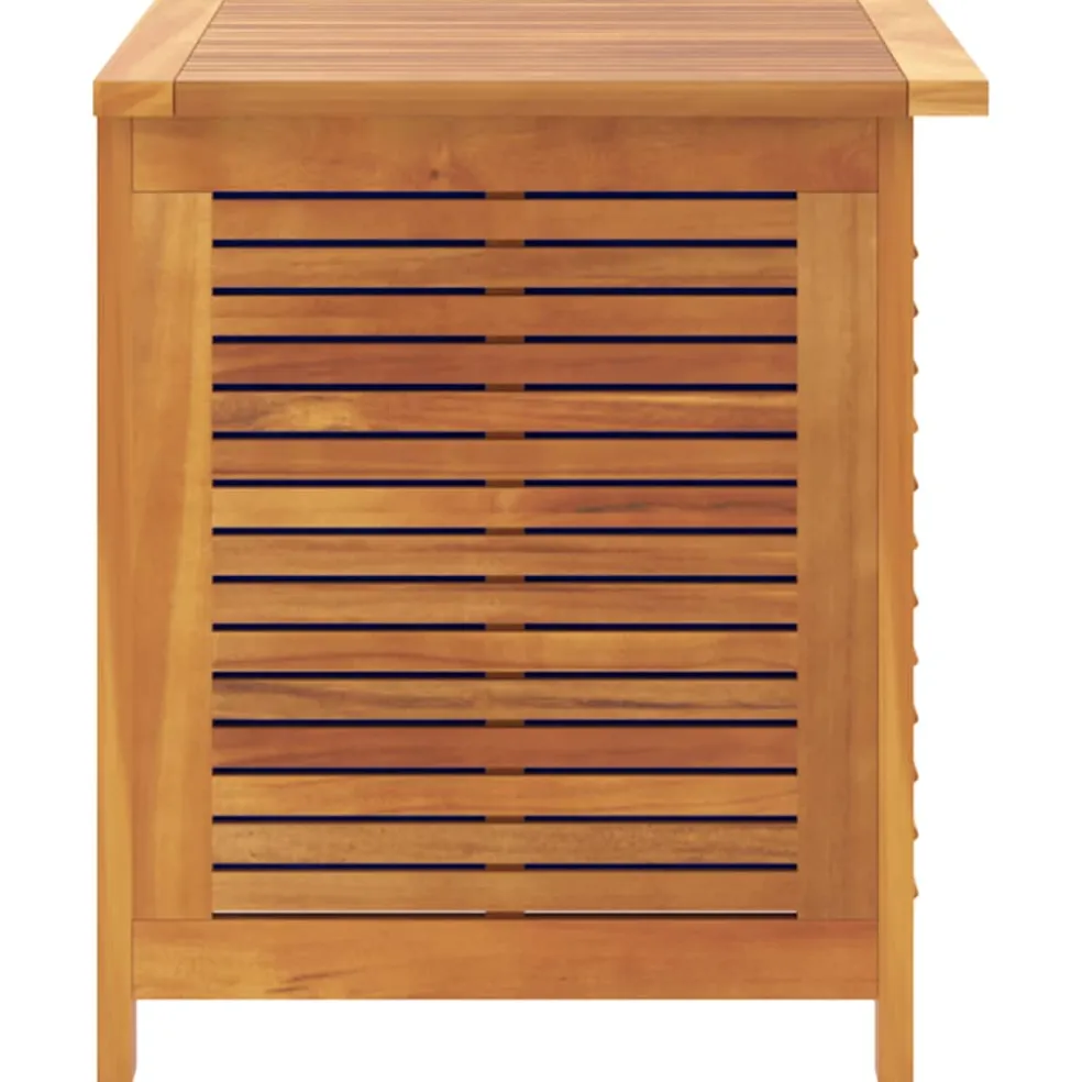vidaXL Tuinbox met jaloezieën 60x50x56 cm massief acaciahout