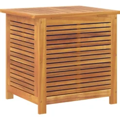 vidaXL Tuinbox met jaloezieën 60x50x56 cm massief acaciahout