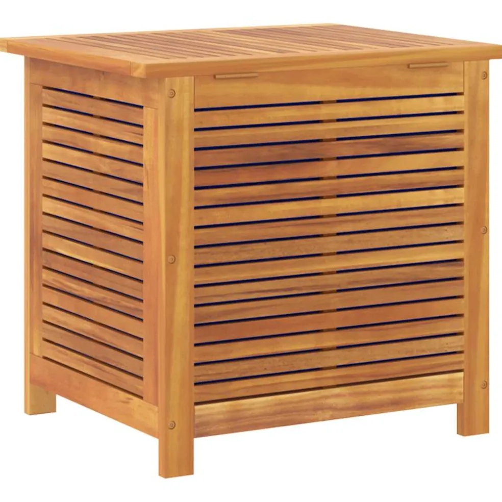 vidaXL Tuinbox met jaloezieën 60x50x56 cm massief acaciahout