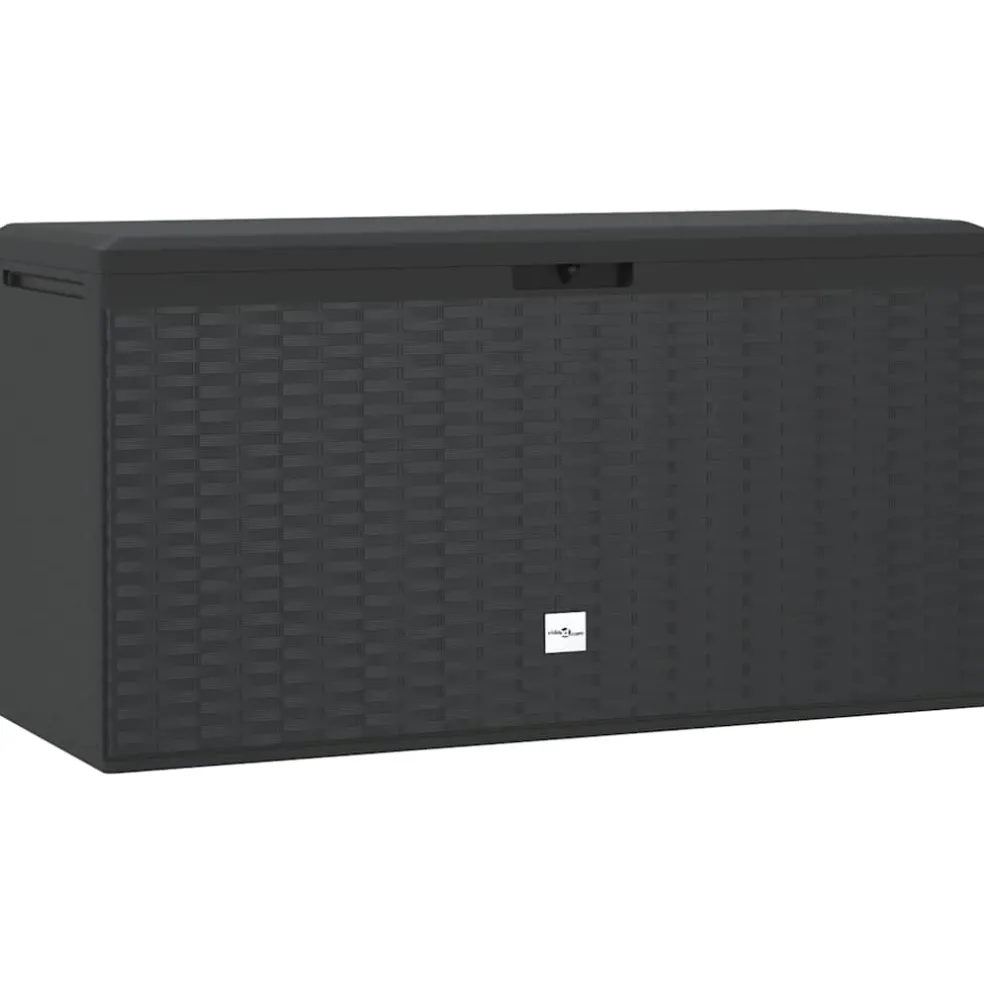 vidaXL Tuinbox 114x47x60 cm antraciet