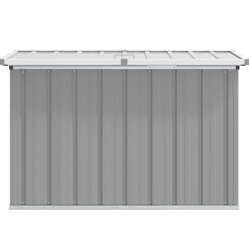 vidaXL Tuinbox 109x67x65 cm grijs