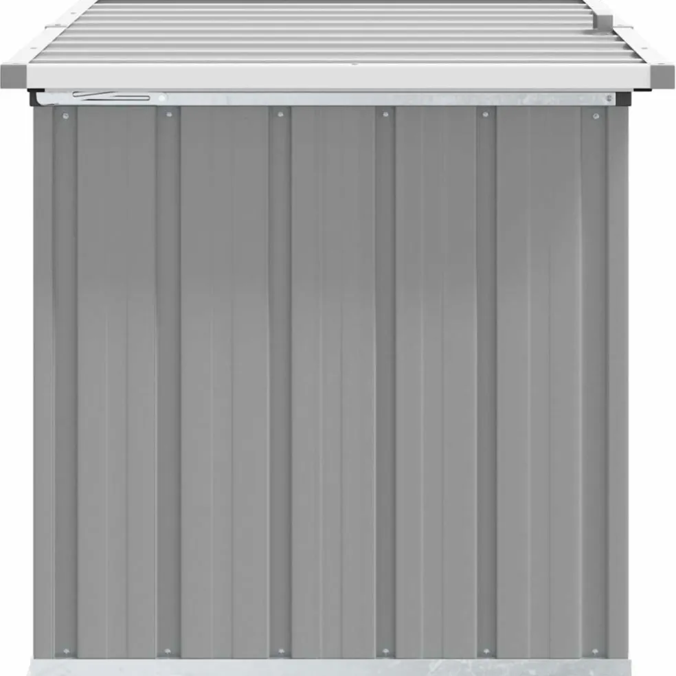 vidaXL Tuinbox 109x67x65 cm grijs