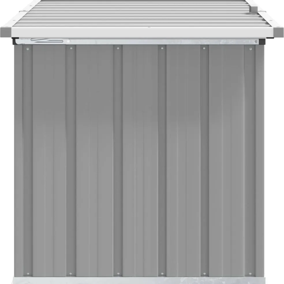 vidaXL Tuinbox 109x67x65 cm grijs