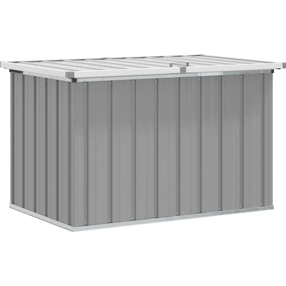 vidaXL Tuinbox 109x67x65 cm grijs