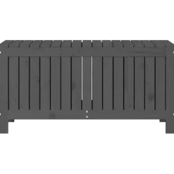 vidaXL Tuinbox 108x42,5x54 cm massief grenenhout grijs