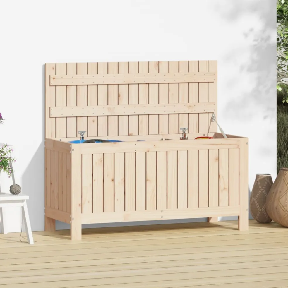 vidaXL Tuinbox 108x42,5x54 cm massief grenenhout