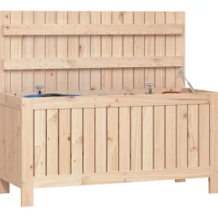 vidaXL Tuinbox 108x42,5x54 cm massief grenenhout