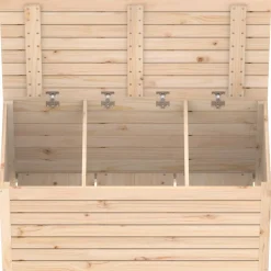 vidaXL Tuinbox 101x50,5x46,5 cm massief grenenhout