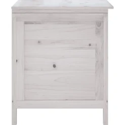 vidaXL Tuinbox 50x49x56,5 cm massief vurenhout wit