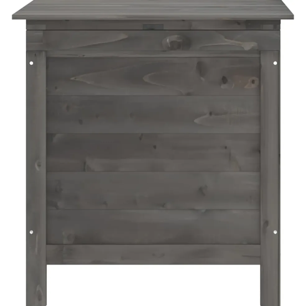 vidaXL Tuinbox 50x49x56,5 cm massief vurenhout antracietkleurig