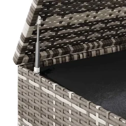 vidaXL Tuinbox 100x49x103,5 cm polyetheen rattan grijs