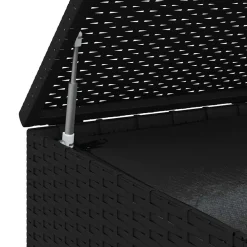 vidaXL Tuinbox 100x49x103,5 cm polyetheen rattan zwart