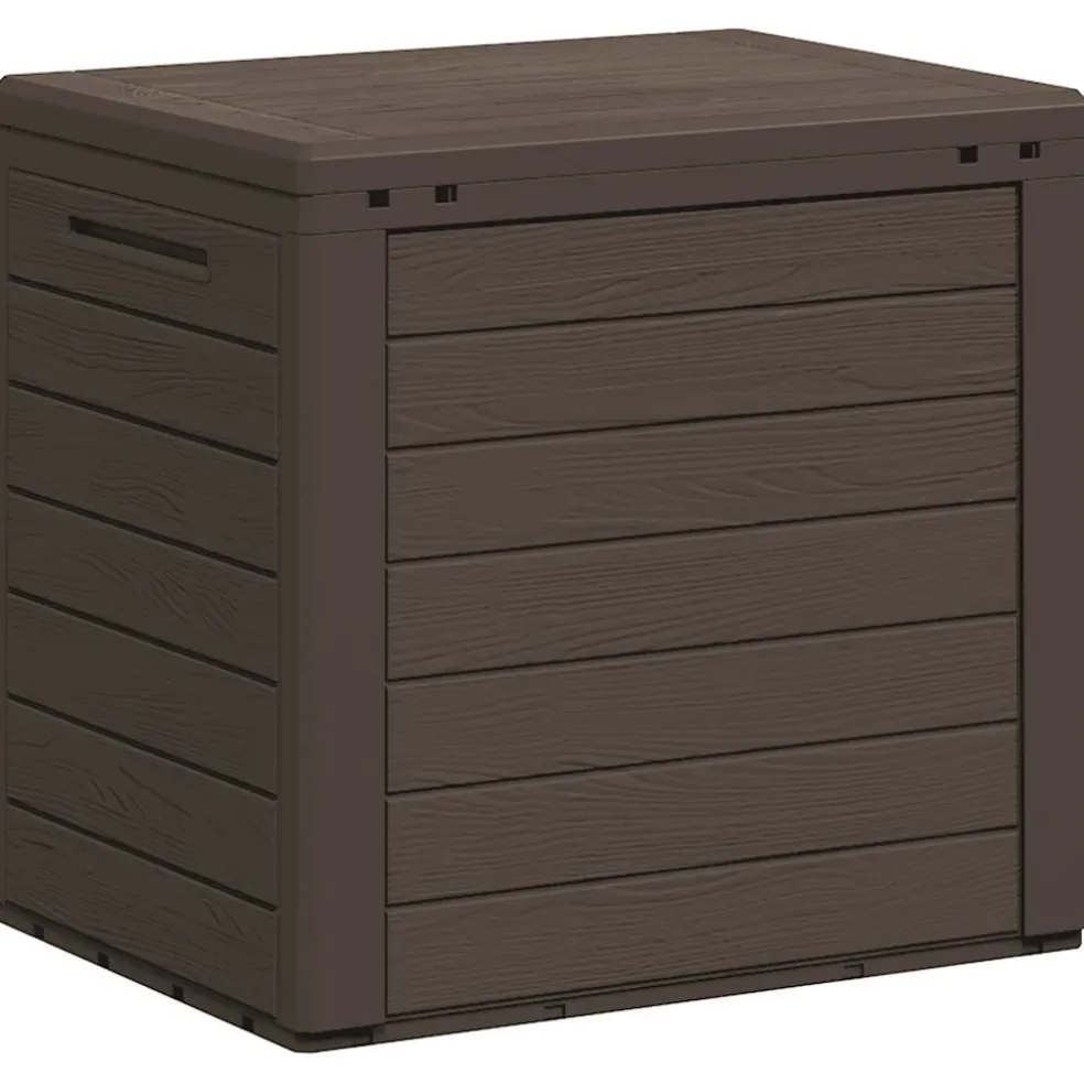 vidaXL Tuinbox 58,5x46x55 cm polypropeen bruin
