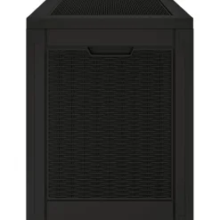 vidaXL Tuinbox 55,5x43x53 cm polypropeen zwart