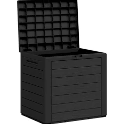 vidaXL Tuinbox 58,5x46x55 cm polypropeen antracietkleurig