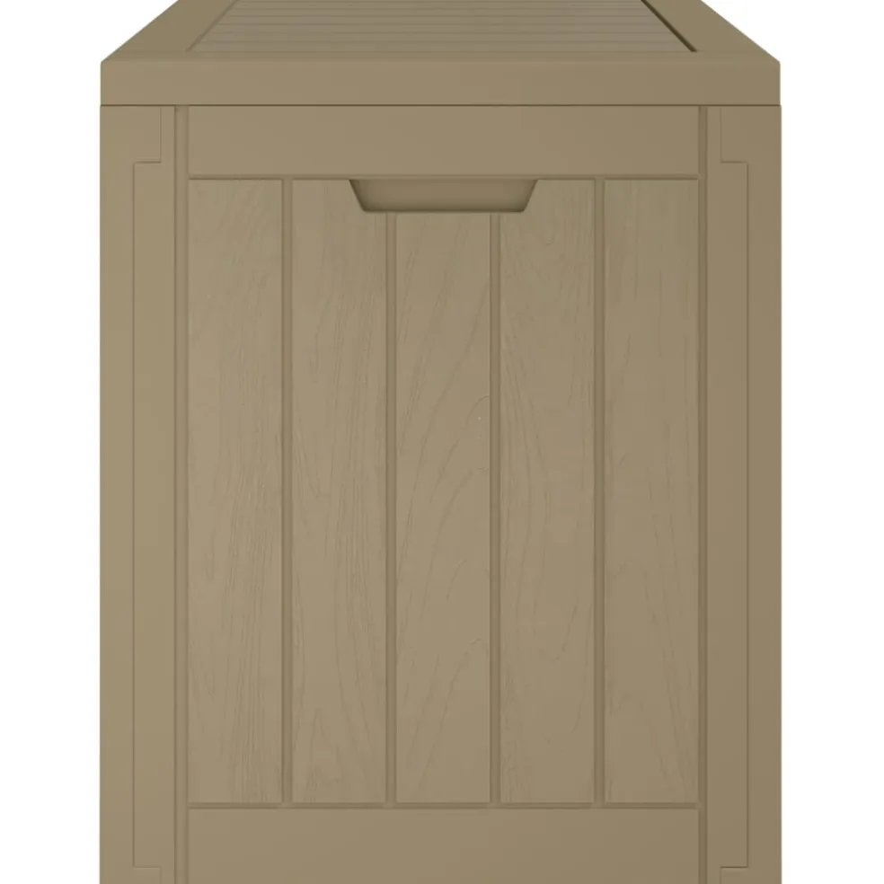 vidaXL Tuinbox 55,5x43x53 cm polypropeen grijs