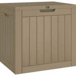vidaXL Tuinbox 55,5x43x53 cm polypropeen grijs