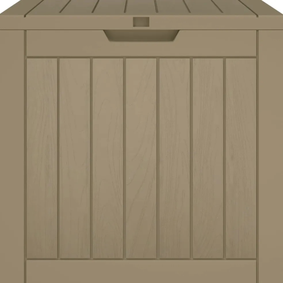vidaXL Tuinbox 55,5x43x53 cm polypropeen grijs