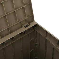 vidaXL Tuinbox 55,5x43x53 cm polypropeen grijs