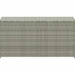 vidaXL Tuinbox 100x50x50 cm poly rattan grijs