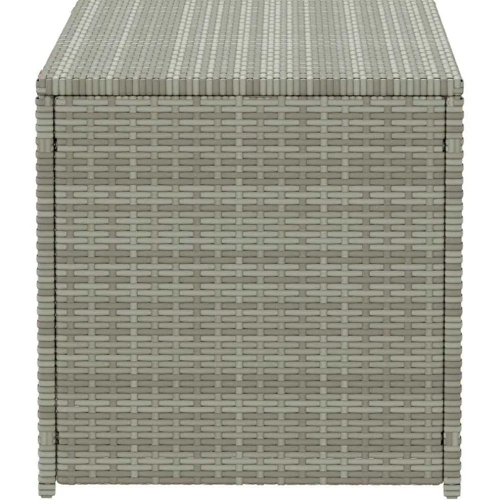 vidaXL Tuinbox 100x50x50 cm poly rattan grijs