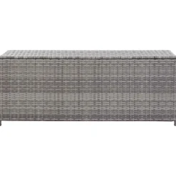 vidaXL Tuinbox 150x50x60 cm poly rattan grijs