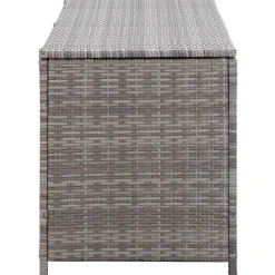 vidaXL Tuinbox 150x50x60 cm poly rattan grijs