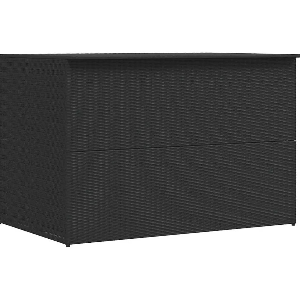 vidaXL Tuinbox 150x100x100 cm poly rattan zwart