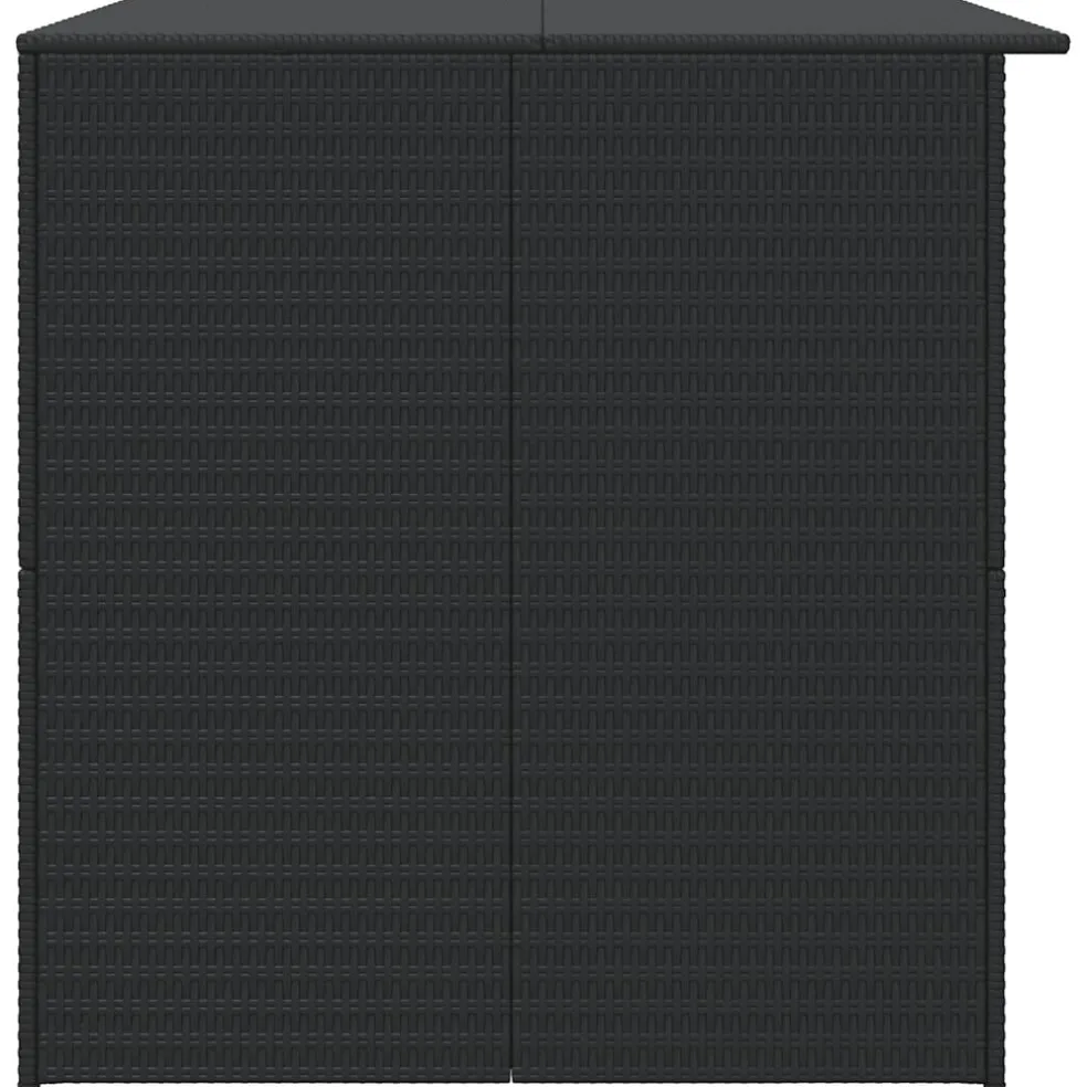 vidaXL Tuinbox 150x100x100 cm poly rattan zwart