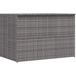 vidaXL Tuinbox 150x100x100 cm poly rattan grijs