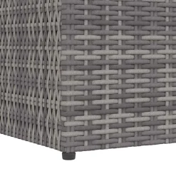vidaXL Tuinbox 150x100x100 cm poly rattan grijs