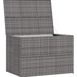 vidaXL Tuinbox 150x100x100 cm poly rattan grijs