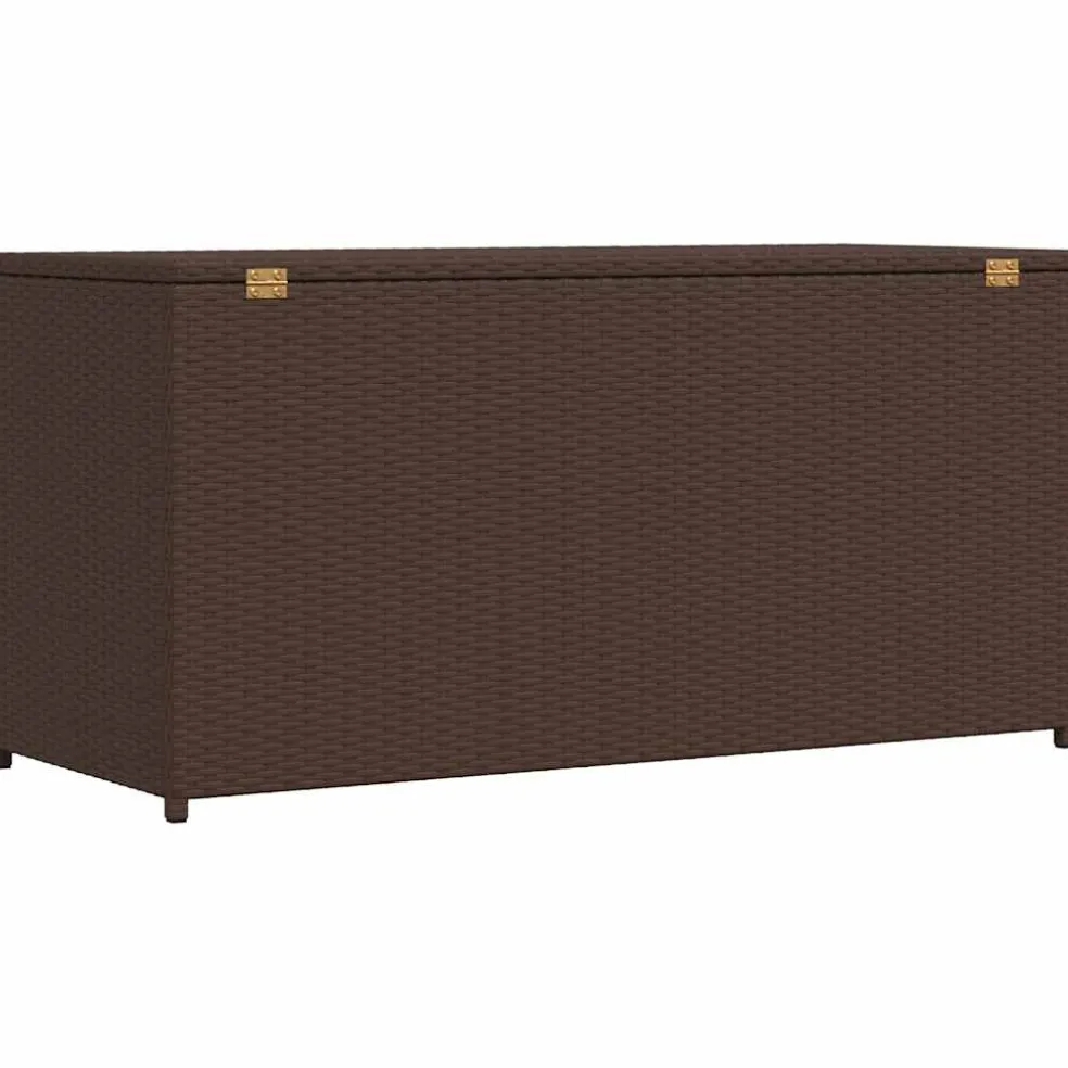 vidaXL Tuinbox 120x50x60 cm poly rattan bruin