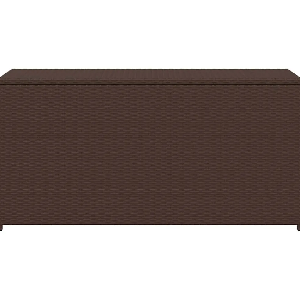 vidaXL Tuinbox 120x50x60 cm poly rattan bruin