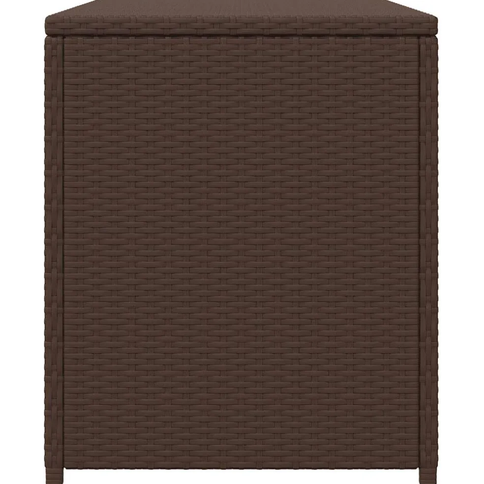 vidaXL Tuinbox 120x50x60 cm poly rattan bruin