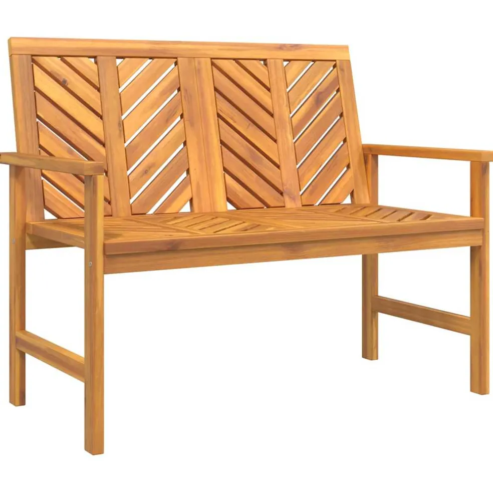 vidaXL Tuin eettafelset 6 st Bruin Massief Acaciahout