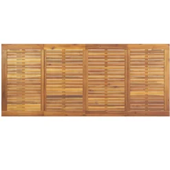 vidaXL Tuin eettafelset 9 st Grijs Massief Acaciahout