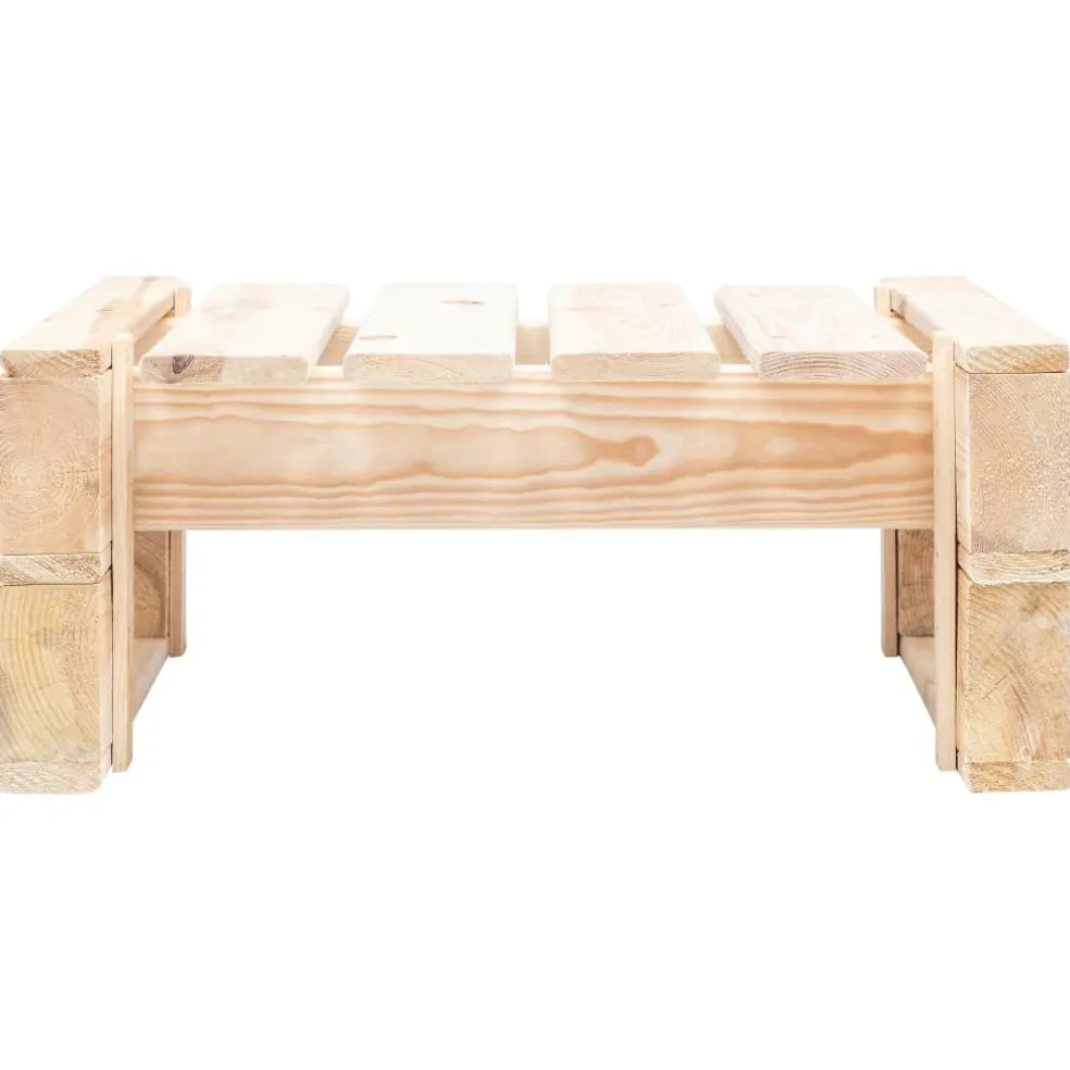 vidaXL Tuinhocker pallet hout