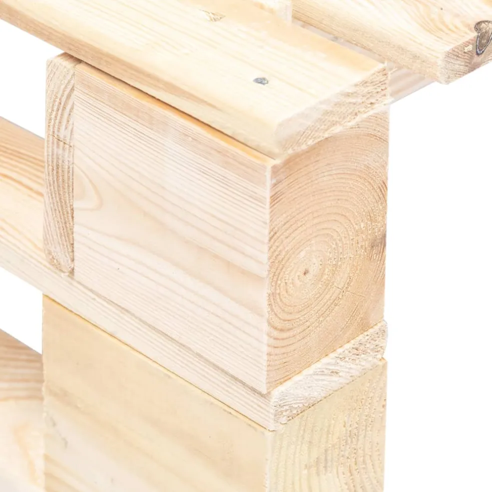 vidaXL Tuinhocker pallet hout