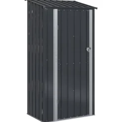 vidaXL Tuinhuisjes Antraciet 103 x 74 x 200 cm Metaal
