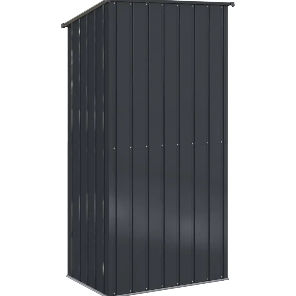 vidaXL Tuinhuisjes Antraciet 103 x 74 x 200 cm Metaal