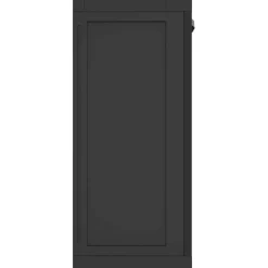 vidaXL Tuinkast 65x37x85 cm polypropeen zwart