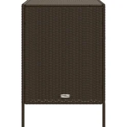 vidaXL Tuinkast 55x59x80 cm poly rattan bruin